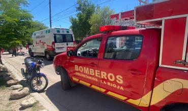Una joven sufrió un traumatismo de cráneo tras caer de su motocicleta