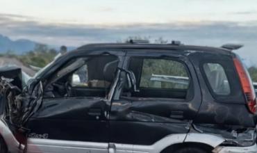 Ruta Nacional 78: Dos hombres en estado crítico tras violento choque 