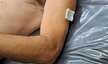 Chepes: un hombre fue herido con un arma blanca y recibió atención médica