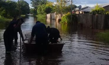 Inundaciones en Corrientes: más de 400 vecinos evacuados