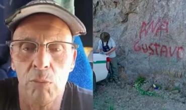 Habló el camionero que pintó un graffiti en el Parque Nacional Nahuel Huapi: “Tengo una conducta intachable”
