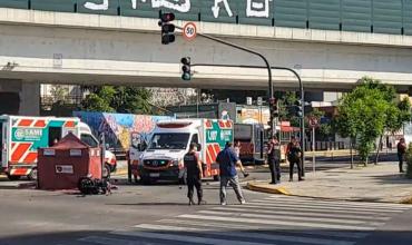 Accidente fatal en Palermo: un colectivo atropelló a una moto y murieron dos personas