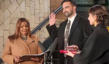 Zohran Mamdani juró como nuevo alcalde de Nueva York