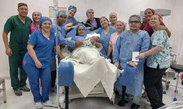 Nació el primer bebé del año en el Hospital de la Madre y el Niño