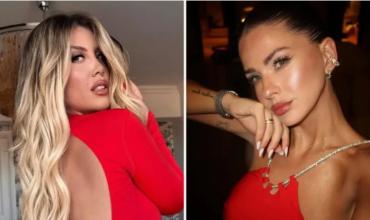 ¿Copia o coincidencia? El vestido rojo de la China Suárez que Wanda Nara usó primero