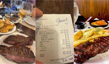 Consultor brasileño comparó tickets de almuerzos en Argentina entre 2022 y 2026: “Real acabado”