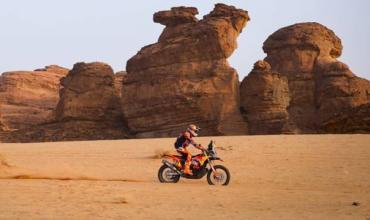 El argentino Luciano Benavides ganó la quinta etapa del Rally Dakar en la categoría motos