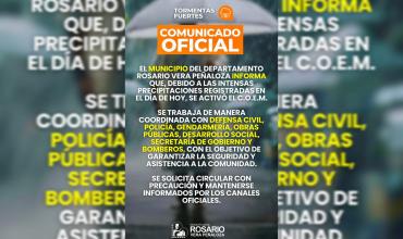 Lluvias fuertes en el sur riojano: el municipio coordina asistencia por múltiples alertas