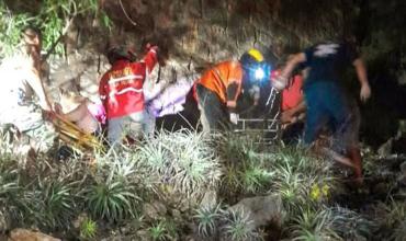 Cuál es el estado de salud de la pareja que sufrió la caída en la zona del Dique