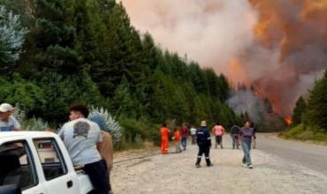 Incendios en Chubut: rehabilitaron el tránsito entre Epuyén y El Hoyo