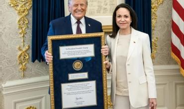 El Nobel es intransferible: la aclaración tras el gesto de María Corina Machado con Donald Trump
