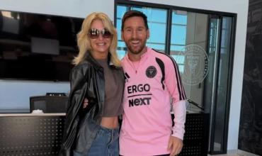 ¡Lo que todos sueñan! Yanina Latorre se encontró con Lionel Messi y mostró el momento en redes