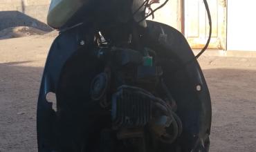 Mujer fue asistida tras una caída en motocicleta en El Totoral