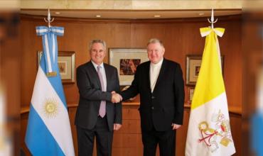 Quirno se reunió con el Nuncio Apostólico de Argentina