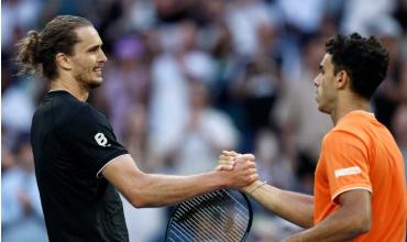 Francisco Cerúndolo no pudo con Alexander Zverev y quedó eliminado en octavos de final del Australian Open
