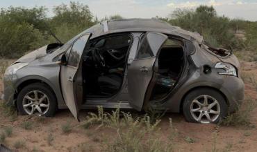 Chepes: accidente en la Ruta 141 deja a dos personas con heridas leves