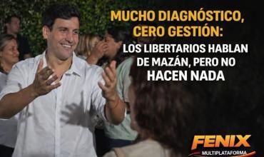 MUCHO DIAGNÓSTICO, CERO GESTIÓN: LOS LIBERTOS HABLAN DE MAZÁN, PERO NO HACEN NADA
