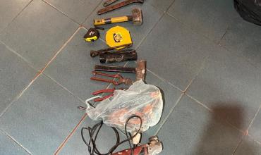  Secuestran herramientas tras allanamientos por una causa de robo