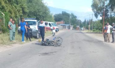 Grave siniestro vial entre dos motocicletas en Ruta Provincial N° 12
