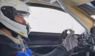 El particular "entrenamiento" de Colapinto en Andorra después de los test con Alpine en Barcelona