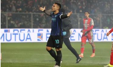 Con un gol de Lautaro Martínez, Inter le ganó 2-0 a Cremonese y se aleja en la punta de la Serie A