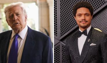 rump amenazó con demandar al conductor por un chiste sobre el caso Epstein