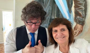 “¿Feriado?”: el posteo de Javier Milei con Patricia Bullrich en Olivos