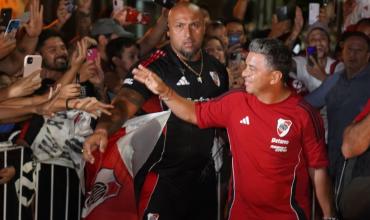 Reapareció Marcelo Gallardo tras su expulsión en River: el gesto del DT con los hinchas en San Luis