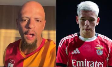 El explosivo mensaje de Felipe Melo: pidió “fuego contra los racistas” y atacó a la familia de Prestianni