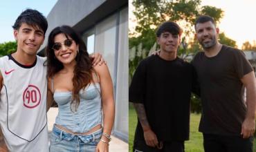 Gianinna Maradona y el Kun Agüero sorprendieron a Benjamín con un regalo especial: “Los 17 llegaron con llave”