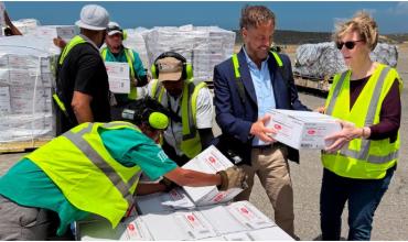 Arribaron a Venezuela más de 65 toneladas de insumos médicos enviados por Estados Unidos