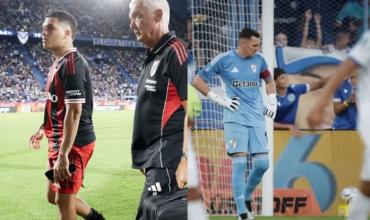 Alarma y más preocupación en River: Juanfer Quintero y Franco Armani pidieron el cambio ante Vélez