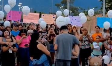 Suelta de globos en el Parque de las Juventudes para pedir justicia por Simón