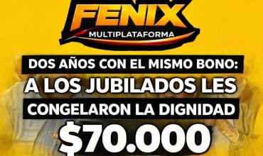 DOS AÑOS CON EL MISMO BONO: A LOS JUBILADOS LES CONGELARON LA DIGNIDAD EN $70.000