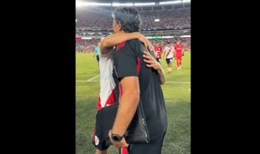 La curiosa actitud del cuerpo técnico de Marcelo Gallardo en la salida de los jugadores de River de la cancha