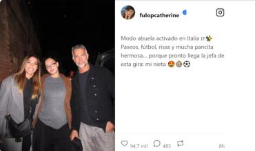 Catherine Fulop se prepara para ser abuela y acompaña a Oriana Sabatini y Paulo Dybala en la dulce espera: “Modo abuela activado”