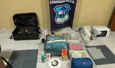 Robaron una vivienda en barrio Nuevo Horizonte y recuperaron gran parte de los elementos