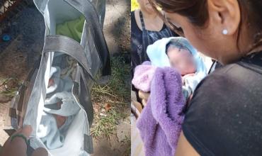 “Dios nos puso ahí por algo”: el desgarrador posteo de la mujer que rescató al bebé abandonado en Merlo