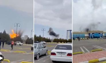 Drones iraníes atacaron un aeropuerto y una escuela en el enclave azerbaiyano de Najicheván