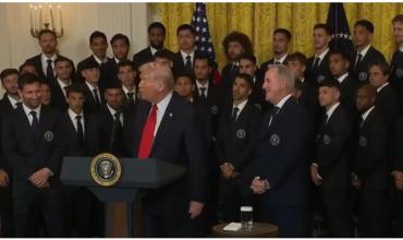 El divertido momento entre Messi y Trump: “¿Quién es el mejor?"