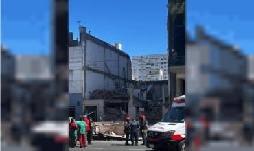 Belgrano: un herido por el derrumbe de una obra en proceso de demolición