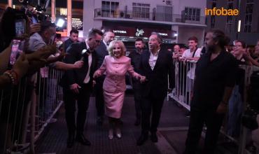La noche en calle Corrientes de Mirtha Legrand y Juana Viale: qué fueron a ver