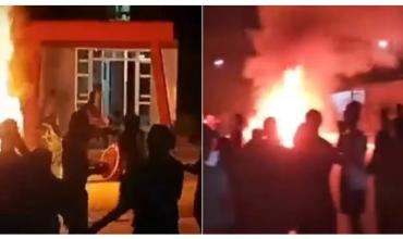 Destrozan una sede del partido Comunista en Cuba durante las protestas por los apagones