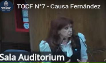 Cristina Kirchner comenzó su declaración con duras acusaciones contra Bonadió y Stornelli: "Esto ya no es percecución política, son conductas mafiosas"