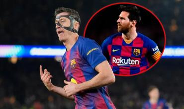 Lewandowski le arrebató a Messi en la Champions League