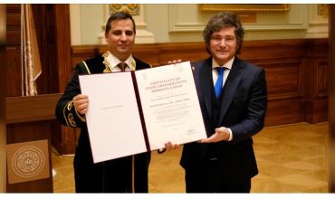  Milei defendió su plan para Argentina en su visita a Hungria