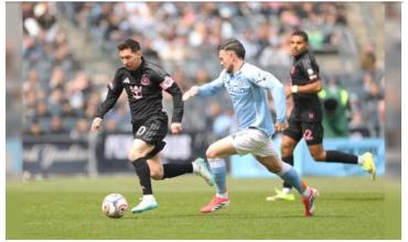 Con gol de Messi, el Inter Miami le ganó un intenso encuentro al New York City