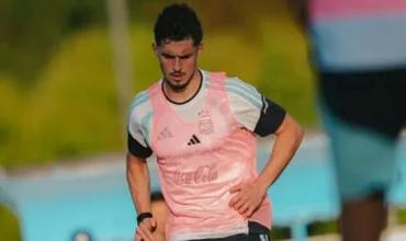 Preocupación en la Selección argentina: se lesionó Joaquín Panichelli  en el entrenamiento