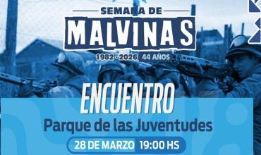 Inicia la Semana de Malvinas con un Encuentro en el Parque de las Juventudes