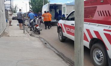 Motociclista cayó tras esquivar a un perro en calle Pamplona